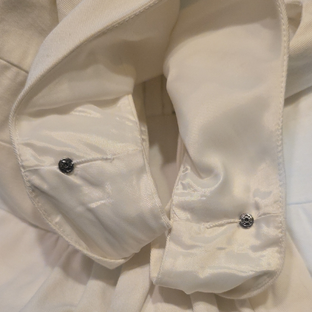 J.Crew White Cotton Linen Blend Sleeveless Bow Back Sheath Dress Size 0 - Picture 17 of 17